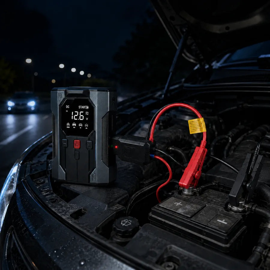 V02 Max supporting a vehicle jump start